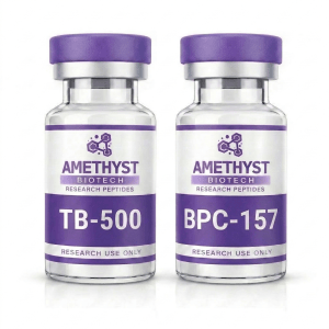 Vials of TB-500 and BPC-157